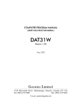 DAT31W - Geonics Limited