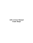 AiM 4.1 OFS Tradeshops User Manual - Training