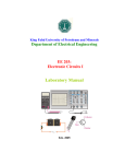 EE 203 Lab Manual - King Fahd University of Petroleum and Minerals