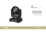 MH-z720 Quad LED Wash Zoom moving head user manual