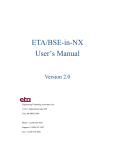 ETA/BSE-in-NX User`s Manual