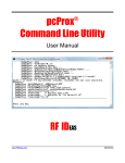Command Line Manual