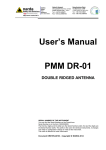User`s Manual PMM DR-01