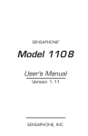 WatchDog 1108 Manual