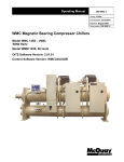 Centrifugal chiller McQuay WMC User manual