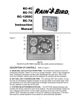 RC-4C RC-7C RC-1260C RC-7A Instruction Manual