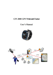 GW-2000 GPS Wristwatch Tracker User`s Manual