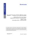 SuperH™ Family E10A-USB Emulator Additional Document for