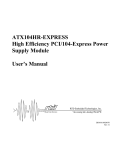 ATX104HR-Express User Manual - RTD Embedded Technologies, Inc.
