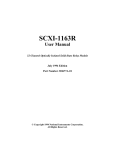 NI SCXI-1163R Manual
