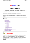 WinProxy 1.5.x : User`s Manual