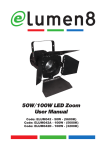 50W/100W LED Zoom User Manual