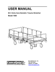 Owner`s Manual - ConvaQuip Industries, Inc