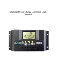 Intelligent Solar Charge Controller User`s Manual
