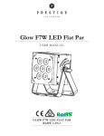 Glow F7W LED Flat Par - Prestige LED Lighting