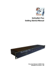 SafetyNet Plus Getting Started Manual