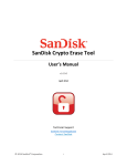 SanDisk Crypto Erase Tool User`s Manual