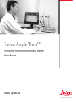 Leica Angle Two™ User Manual