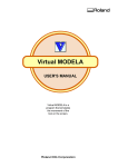 User`s Manual, Virtual Modela