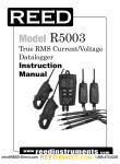 REED Instruments REED R5003 AC Voltage