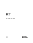 SCXI Chassis User Manual