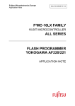 f²mc-16lx family all series flash programmer yokogawa