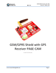 GSM/GPRS Shield with GPS Datasheet