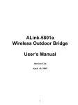 ALink-5801a User`s Manual