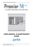 User manual - Zeta Alarm Systems