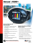 Nexus 1500+ Power Quality Meter Brochure V.1.03