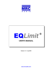 EQLimit USER`S MANUAL