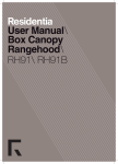 User Manual\ Box Canopy Rangehood\ RH91