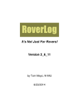 Manual - RoverLog