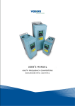 Vacon NXS/P user manual