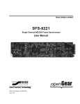 SFS-8221 User Manual