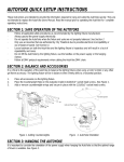 AUTOYOKE QUICK SETUP INSTRUCTIONS