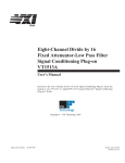 Eight-Channel Divide by 16 Fixed Attenuator