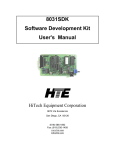 8031 SDK User`s Manual