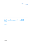 1-Wire Automation Server GUI User Manual