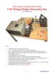 CNC Pickup Winder Electronics Kit