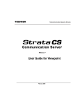 Strata CS Communication Server Rel. 7 Client User Guide