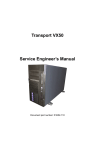 Transport VX50 Service Engineer`s Manual