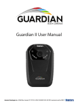 Guardian II User Manual - Guardian Body Cameras by Aventura