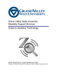 Zoom Text 8.13 - Grand Valley State University