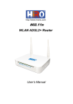 802.11n WLAN ADSL2+ Router