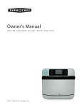 Owner`s Manual - Webstaurant Store