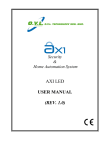 AX1 LED User Manual - Home