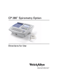 CP 200 Spirometry Option Directions for Use