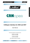 CANopen Interface for SG5 and SG7