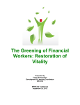 The Greening of Financial Workers: Restoration of Vitality